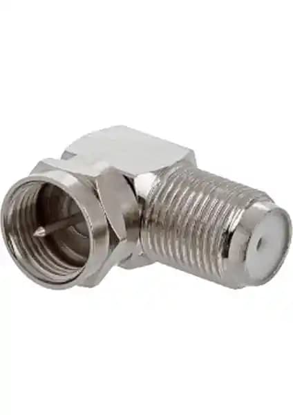 CRESCENT 90 Derece L Tipi F Konnektör Uydu Anteni Yüksek Performans ve Kolay Montaj