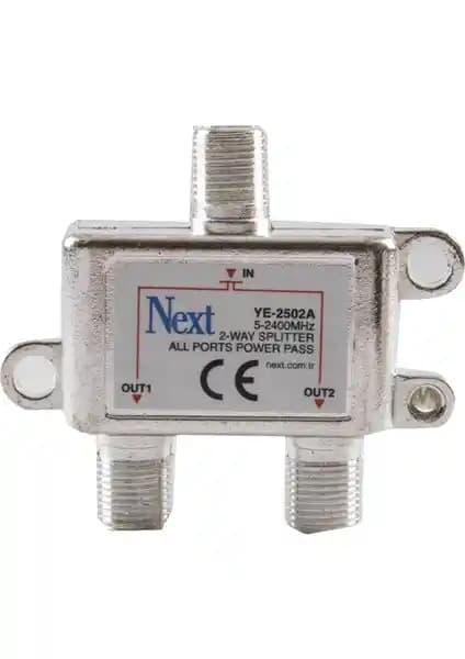 Next NextStar YE-2502A Splitter: Çoklu Uydu Sinyali Dağıtımı İçin Ekonomik Çözüm
