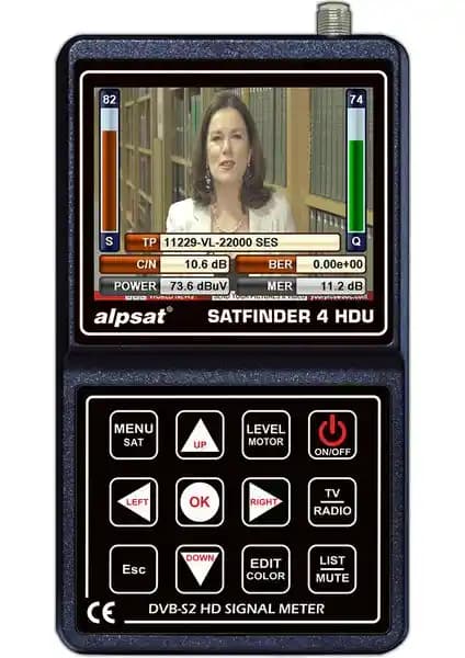 Satfinder Alpsat 4 HD Ultra: Profesyonel Uydu Sinyal Ölçüm ve Kurulum Cihazı