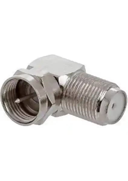 Softcam Atlanta F Konnektör L Fiş 90 Derece Çevirici: Televizyon ve Uydu Kurulumları İçin Pratik Çözüm