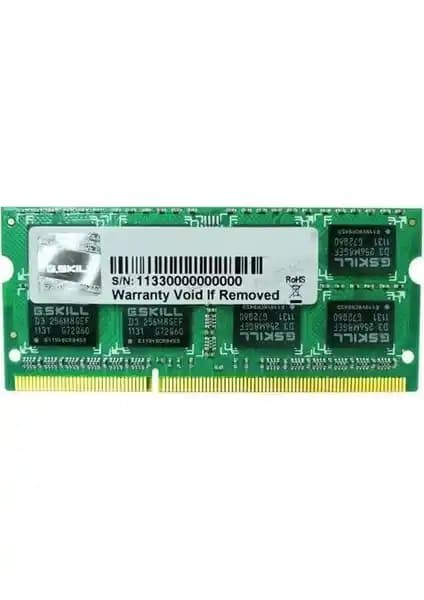 GSkill Value 8GB DDR3 Notebook RAM: Yüksek Performans ve Enerji Verimliliği Sağlar
